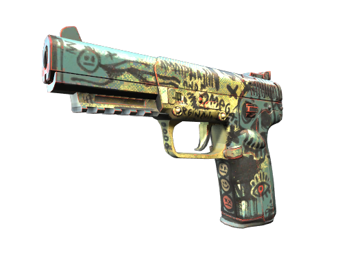 StatTrak™ Five-SeveN Scrawl Лучший дроп